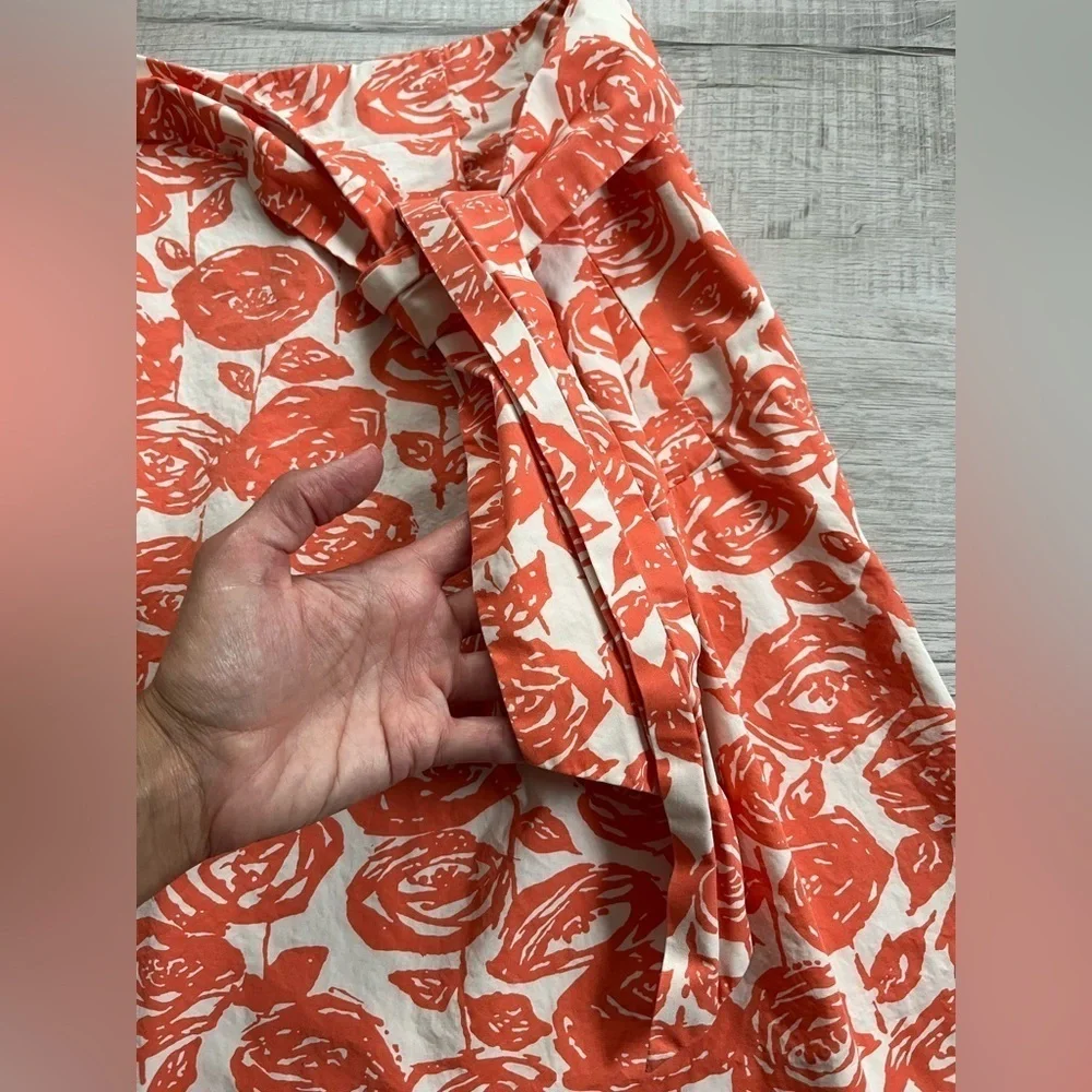 J. Crew A-line floral skirt size 2